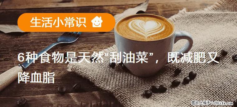 【生活小常识】6种食物是天然“刮油菜”，既减肥又降血脂 - 秦皇岛生活资讯 - 秦皇岛28生活网 qhd.28life.com